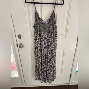 Natural Life Wide Leg Flowly Floral Jumpsuit Size Large/XL